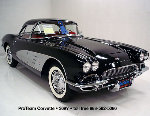 Classic Black Corvette